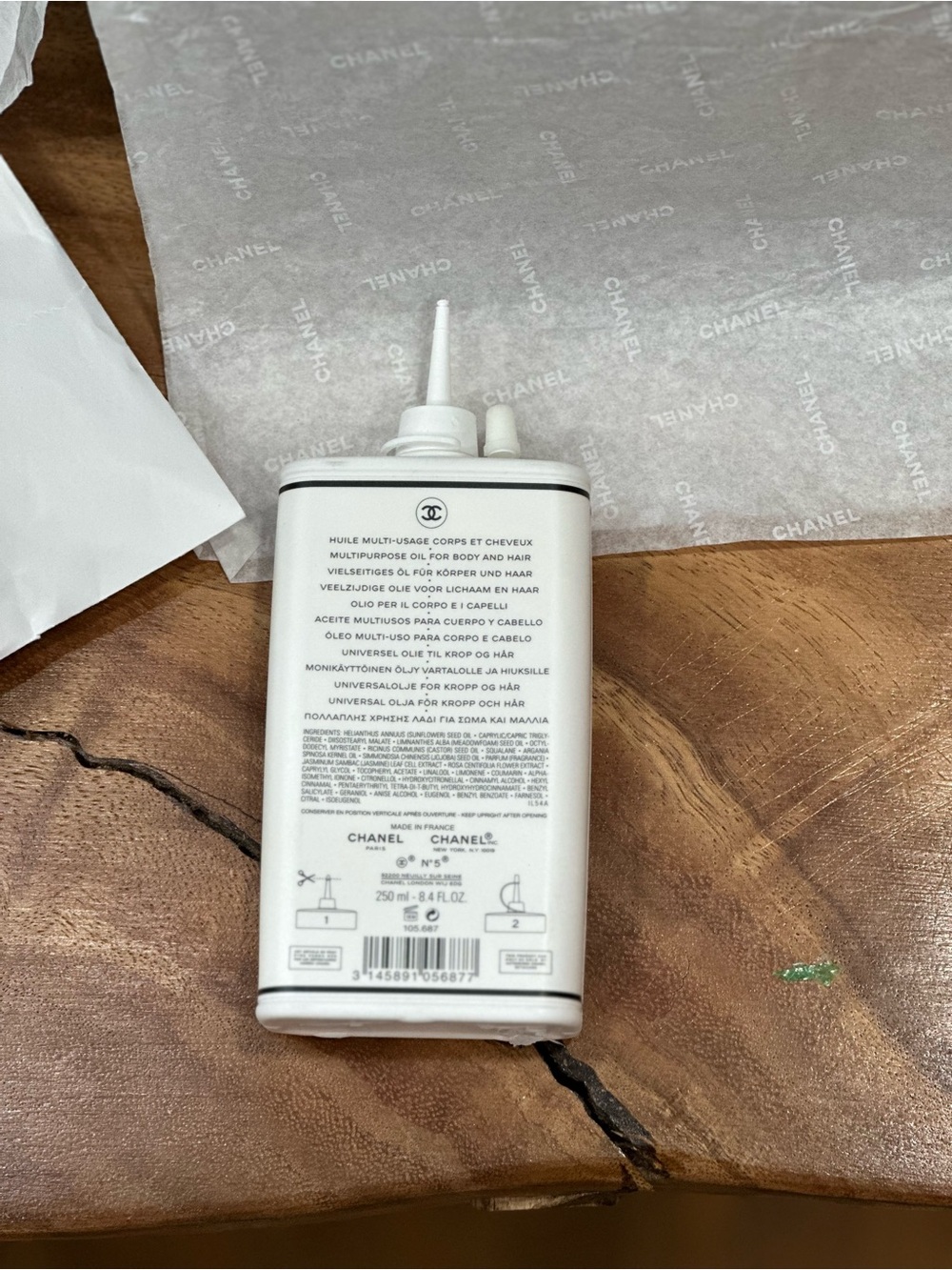 CHANEL N°5 FACTORY 5 BODY OIL w/ COLLECTABLE OIL CAN NEW 100% AUTHENTIC RARE HTF - Picture 5 of 7